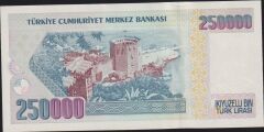 7.Emisyon 1.Tertip 250000 Lira C50 319935 Çil