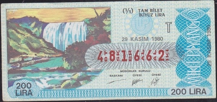 1980 29 Kasım Tam Bilet - T Serisi