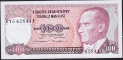 7.Emisyon 2.Tertip 100 Lira C75 428411 Çil