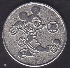 MİCK MOUSE RESİMLİ JETON eski para alan yerler