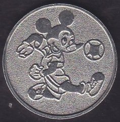 MİCK MOUSE RESİMLİ JETON eski para alan yerler