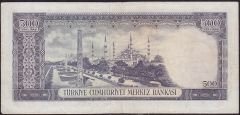 5.Emisyon 4.Tertip 500 Lira U43 031929 Çok Temiz+