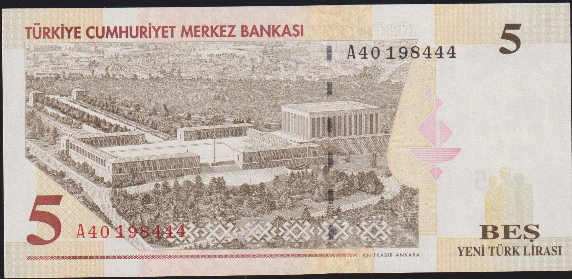 8.Emisyon 5 Ytl A40 198444 Çil