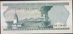 6.EMİSYON 1.TERTİP 10 LİRA A03 195725 ÇİLALTI eski kağıt para değerleri