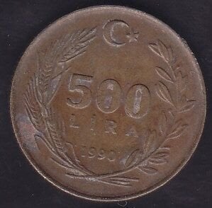 1990 Yılı 500 Lira