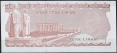 6.Emisyon 3.Tertip 20 Lira H21 685592 Çil