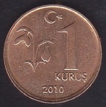 2010 Yılı 1 Kuruş Çilaltı Çil