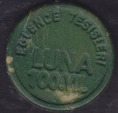 Luna 100.yıl Lunapark Jetonu Yeşil