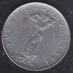 1977 Yılı 25 Kuruş ( Ters )