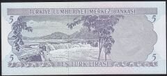 6.Emisyon 2.Tertip 5 Lira K63 021000 Çil