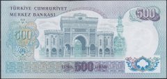6.EMİSYON 2.TERTİP 500 LİRA I26 059105 ÇİL