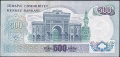 6.Emisyon 2.Tertip 500 Lira O22 176927 Çilaltı
