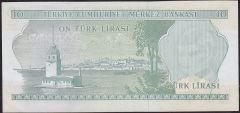 6.Emisyon 2.Tertip 10 Lira I80 301061 Çilaltı