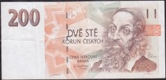 Çekoslovakya 200 Korun 1998 Çok Temiz