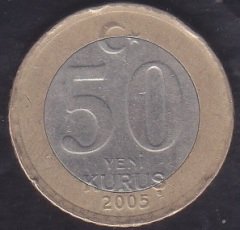 2005 Yılı 50 Yeni Kuruş