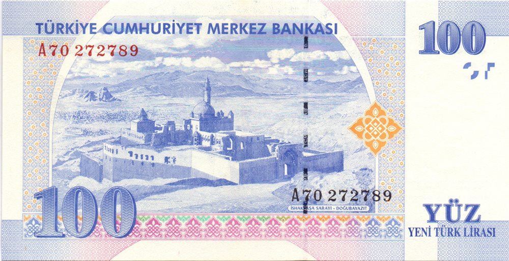 8.EMİSYON 100 YTL A70 272789 ÇİL