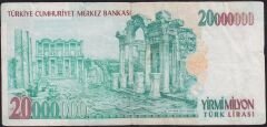 7.Emisyon 20 000 000 Lira E81 003717 Temiz