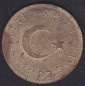 1962 Yılı 1 Kuruş Çok Temiz
