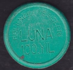 Luna 100.yıl Lunapark Jetonu Turkuaz