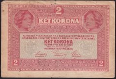 AVUSTURYA MACARİSTAN 2 KORONA 1917(1919) TEMİZ