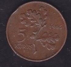 1965 Yılı 5 Kuruş