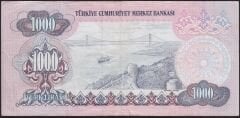 6.Emisyon 2.Tertip 1000 Lira D80 145020 Çok Temiz+