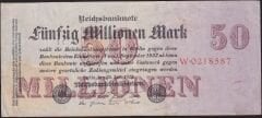 Almanya 50.000.000 Mark 1923 Çok Temiz