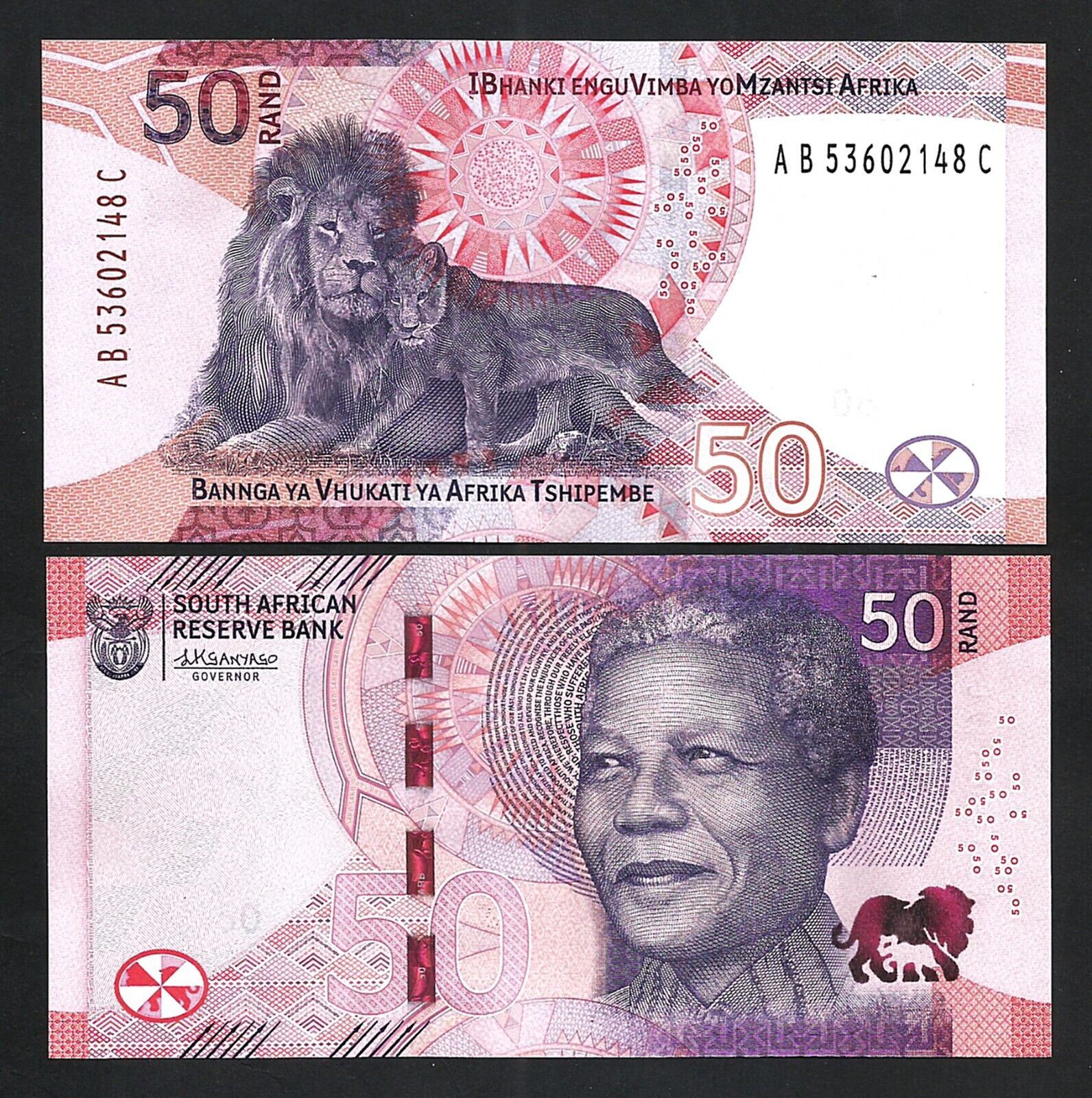 Güney Afrika 50 Rand 2023 Çil Pick 150