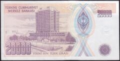 7.Emisyon 2.Tertip 20000 Lira G76 843349 Çok Temiz
