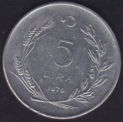 1979 Yılı 5 Lira