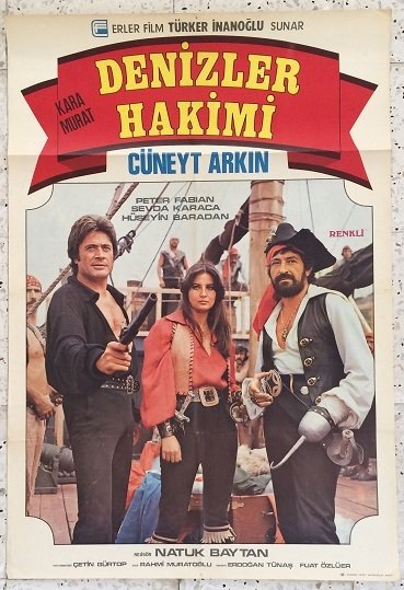 CÜNEYT ARKIN - DENİZLER HAKİMİ -FİLM AFİŞİ