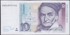 Almanya 10 Mark 1993 Çok Temiz +