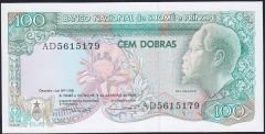 S.Tome e Principe 100 Dobras 1989 Çil Pick 60