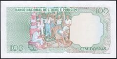 S.Tome e Principe 100 Dobras 1989 Çil Pick 60