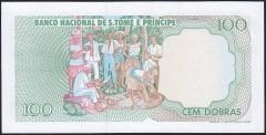 S.Tome e Principe 100 Dobras 1989 Çil Pick 60