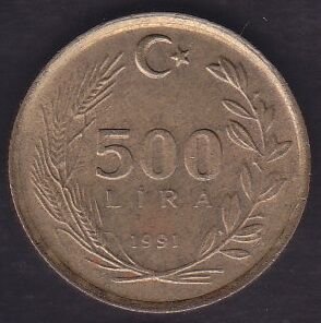 1991 Yılı 500 Lira