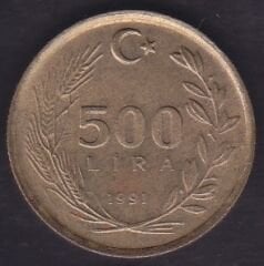 1991 Yılı 500 Lira