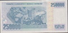 7.Emisyon 3.Tertip 250000 Lira H73 124719 Çilaltı Çil
