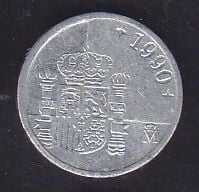 İspanya 1 Peseta 1990