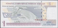 8.Emisyon 1 YTL A59 925692 Çil