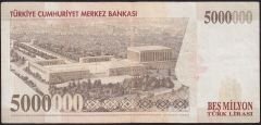 7.Emisyon 5 000 000 Lira E74 922546 Çok Temiz