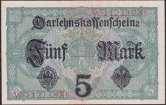 Almanya 5 Mark 1917 Çil