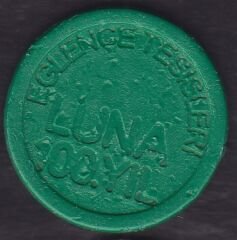 Luna 100.yıl Lunapark Jetonu Yeşil