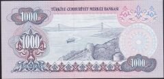 6.Emisyon 2.Tertip 1000 Lira D72 729882 Çilaltı