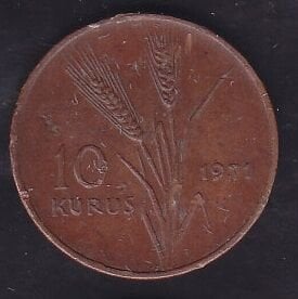 1971 Yılı 10 Kuruş