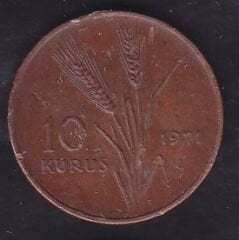 1971 Yılı 10 Kuruş
