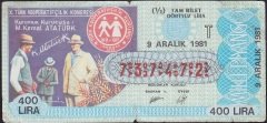 1981 9 Aralık Tam Bilet - T Serisi