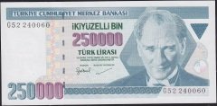 7.Emisyon 3.Tertip 250000 Lira G52 240060 Çilaltı
