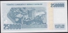 7.Emisyon 3.Tertip 250000 Lira G52 240060 Çilaltı