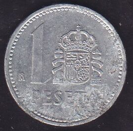 İspanya 1 Peseta 1985